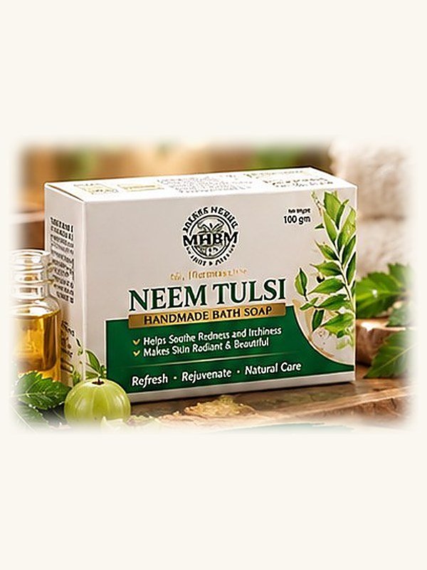 Neem Tulsi Handmade Bath Soap, 100 gm